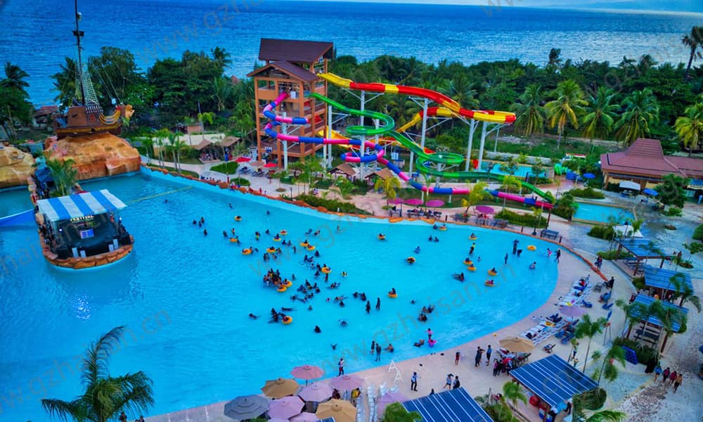 菲律宾SevenSeasWaterpark海浪池